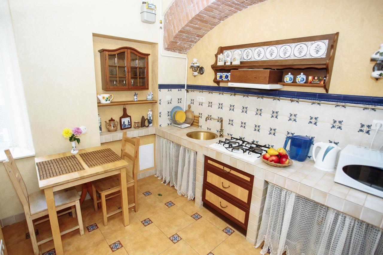 Appartamento Halytska Leopoli Esterno foto